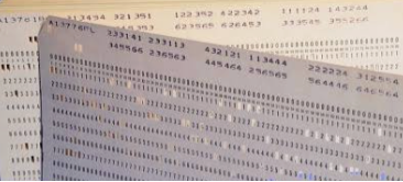 image of punch cards
