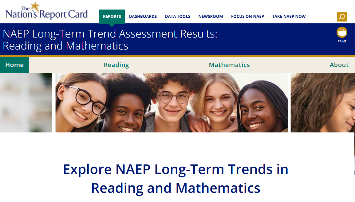 NAEP screenshot
